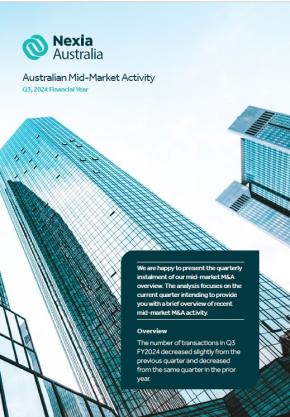 Download Q3 2024 M&A Report